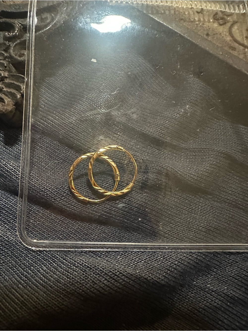 14kt Gold Twisted Hoop Earrings - Women Jewelry